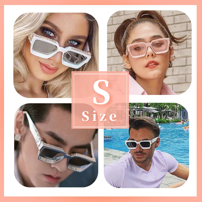 Mens Or Womens DISTORTED Sunglasses Z1446W Men Square Frame Super