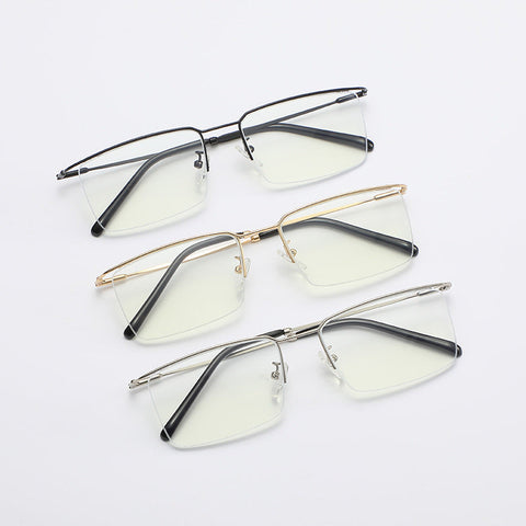 FASHIONABLE BUSINESS SQUARE FRAME ULTRA-LIGHT ANTI-BLUE LIGHT READING GLASSES