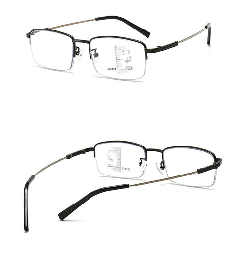 PROGRESSIVE MULTI-FOCAL ANTI-BLUE LIGHT PRESBYOPIC GLASSES