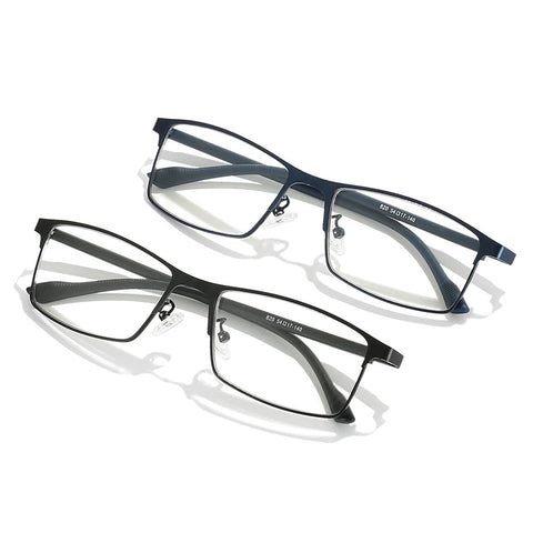 METAL FRAME COLOR CHANGING ANTI-BLUE LIGHT READING GLASSES