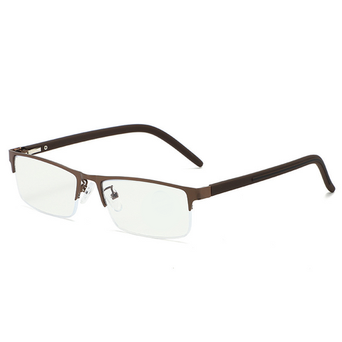 MEN'S FASHIONABLE METAL LIGHTWEIGHT ANTI-BLUE LIGHT READING GLASSES