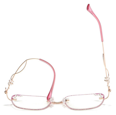 WOMEN'S DIAMOND RIMLESS ANTI-BLUE LIGHT PRESBYOPIA GLASSES