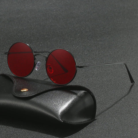 Men Round Frame Sunglasses