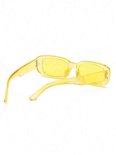 1pc Fashionable Square Frame Unisex Y2k Daily Glasses