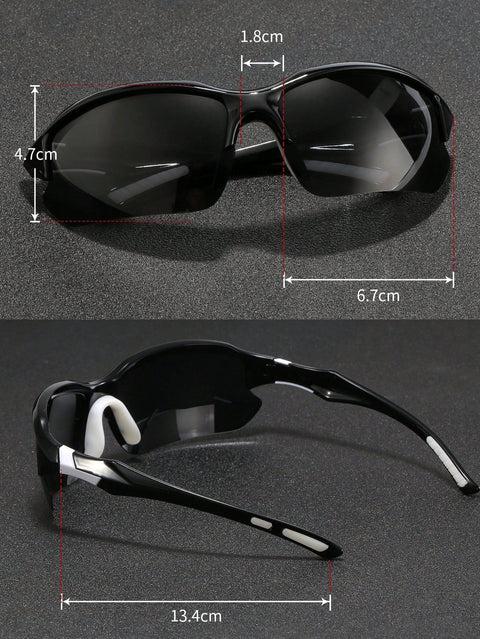 1pc Men's Sunglasses Polarized Glasses Outdoor Sports Glasses For Cycling