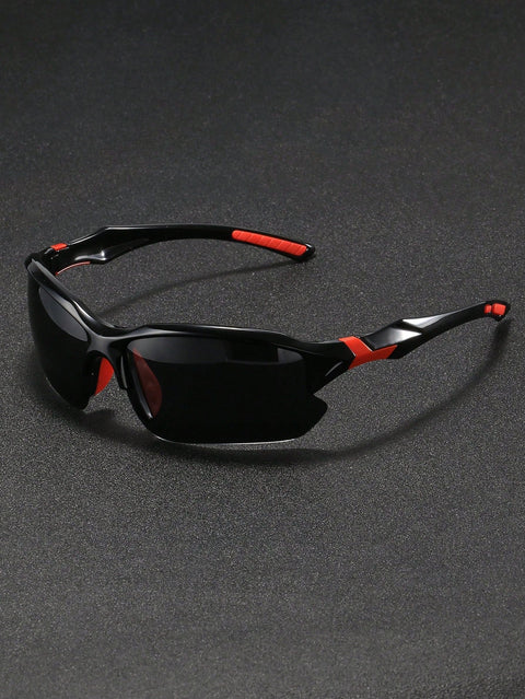 1pc Men's Sunglasses Polarized Glasses Outdoor Sports Glasses For Cycling