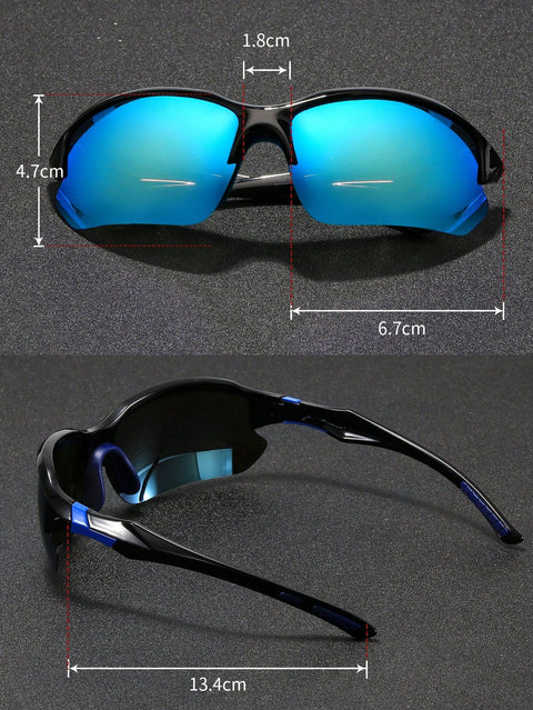 1pc Men's Sunglasses Polarized Glasses Outdoor Sports Glasses For Cycling