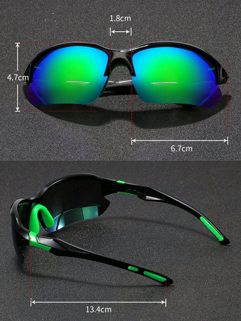 1pc Men's Sunglasses Polarized Glasses Outdoor Sports Glasses For Cycling