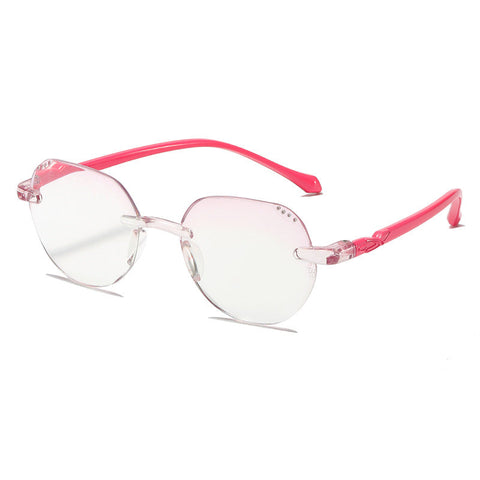 WOMEN'S FASHION RAINBOW LIGHTWEIGHT FRAMELESS ANTI-BLUE LIGHT READING GLASSES