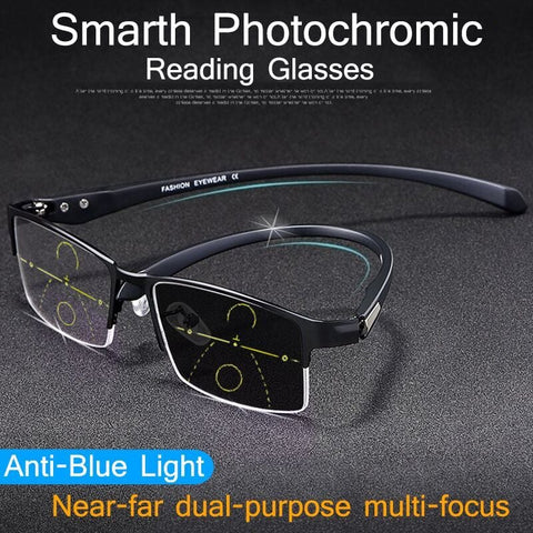 FASHION TITANIUM ULTRA-LIGHT SHOCKPROOF IMPACT-RESISTANT READING GLASSES