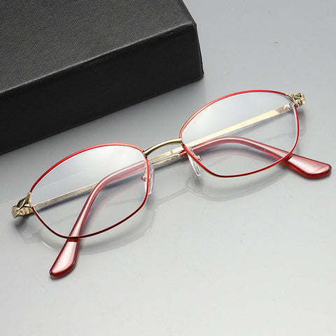 WOMEN'S ANTI-BLUE LIGHT METAL PRESBYOPIA GLASSES