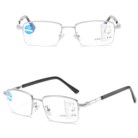 ANTI-BLUE LIGHT PROGRESSIVE MULTI-FOCUS READING GLASSES