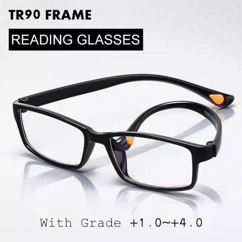 ANTI-BLUE READING GLASSES ULTRALIGHT SQUARE GLASSES