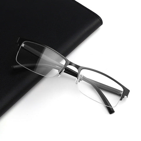 MEN'S BUSINESS HALF-RIM MULTIFOCAL GLASSES