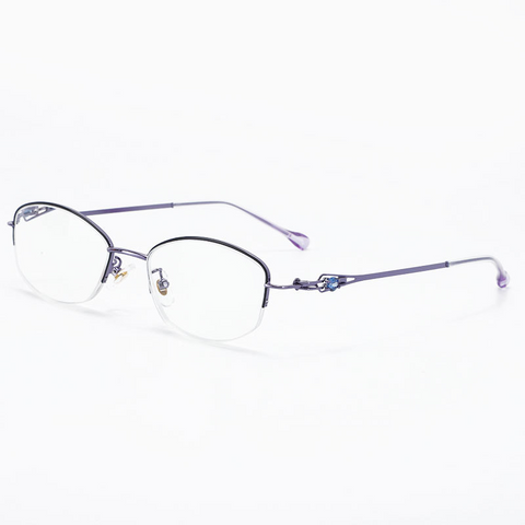 WOMEN'S COMFORTABLE ULTRA-LIGHT HALF-FRAME ANTI-BLUE LIGHT READING GLASSES