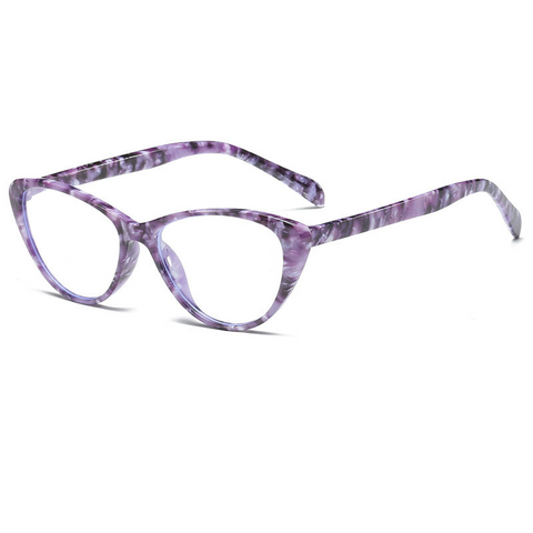 LADIES FASHION CAT EYE FRAME ANTI-BLUE LIGHT READING GLASSES