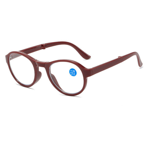 SPRING FOLDING HIGH-DEFINITION ANTI-BLUE LIGHT READING GLASSES