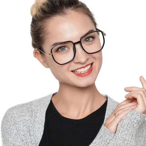 WOMEN'S PORTABLE FASHION ANTI-BLUE LIGHT READING GLASSES