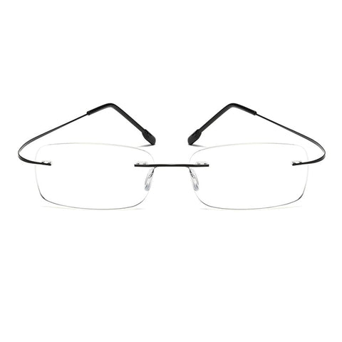 TITANIUM ANTI-BLUE LIGHT RIMLESS PRESBYOPIA GLASSES