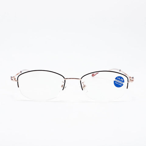 WOMEN'S COMFORTABLE ULTRA-LIGHT HALF-FRAME ANTI-BLUE LIGHT READING GLASSES