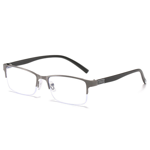 MEN'S BUSINESS HALF-RIM MULTIFOCAL GLASSES