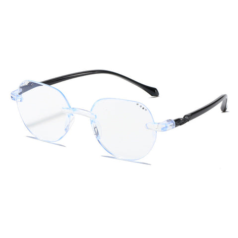 WOMEN'S FASHION RAINBOW LIGHTWEIGHT FRAMELESS ANTI-BLUE LIGHT READING GLASSES