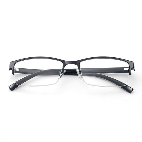 MEN'S BUSINESS HALF-RIM MULTIFOCAL GLASSES