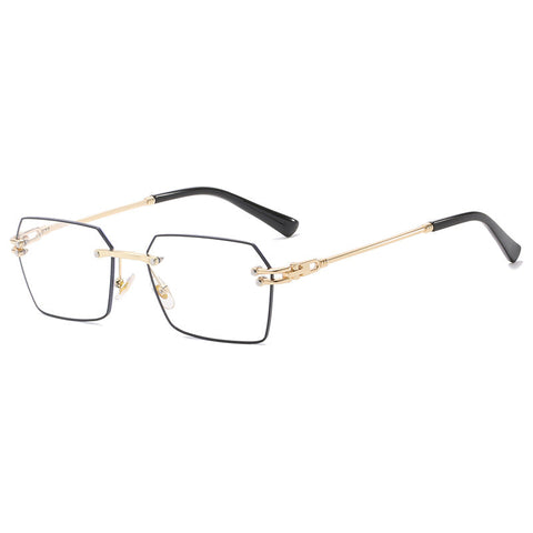 WOMEN'S METAL EDGELESS FRAMELESS ANTI-BLUE LIGHT READING GLASSES