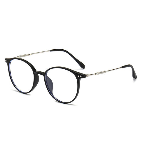 WOMEN'S FASHION ROUND LARGE FRAME ANTI-BLUE LIGHT READING GLASSES