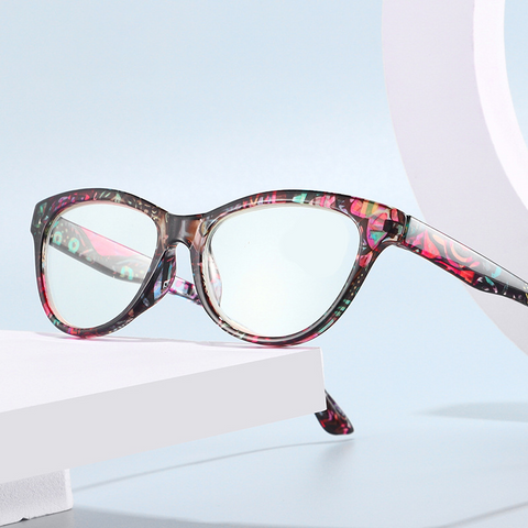 WOMEN'S FASHION PATTERN PRINTED HD ANTI-BLUE LIGHT READING GLASSES