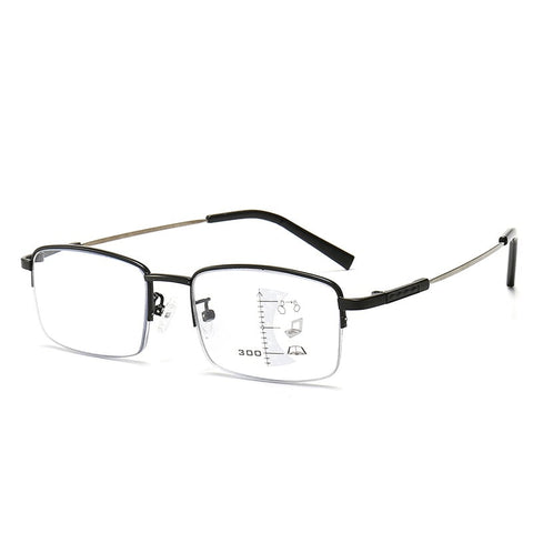 PROGRESSIVE MULTI-FOCAL ANTI-BLUE LIGHT PRESBYOPIC GLASSES