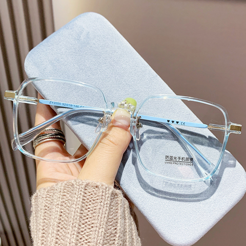 WOMEN'S FASHIONABLE AND VERSATILE LARGE FRAME ANTI-BLUE LIGHT READING GLASSES