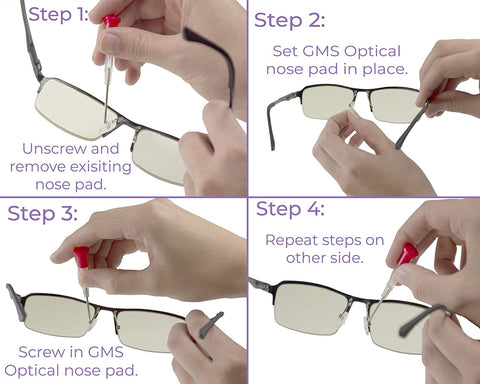 Eyeglasses Air Nose Pads