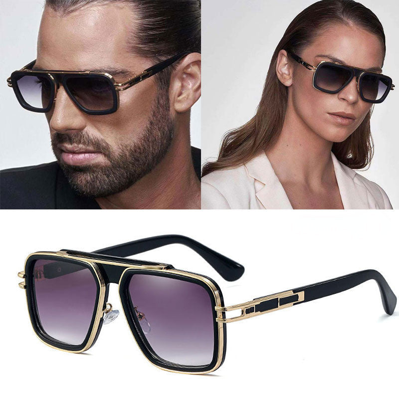 Trendy Square Women Sunglasses Brand Designer Gradient Metal Frame Men Sun  Glasses - China Designer Sunglasses and Brand Sunglasses price