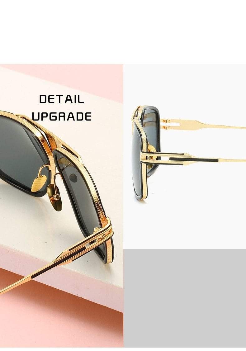 Luxury Square Retro Fashion Sunglasses For Men And Women Designer