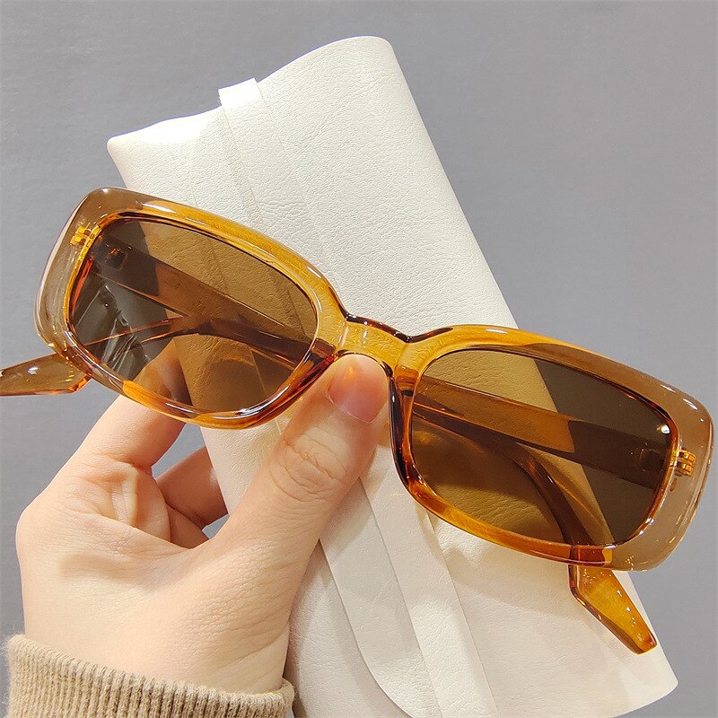 Fashion Square Sunglasses Women Small Frame Glasses Retro Sunglass