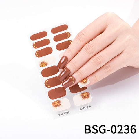 Salon-Quality Gel Nail Strips BSG-0236