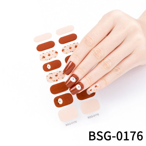 Salon-Quality Gel Nail Strips BSG-0176