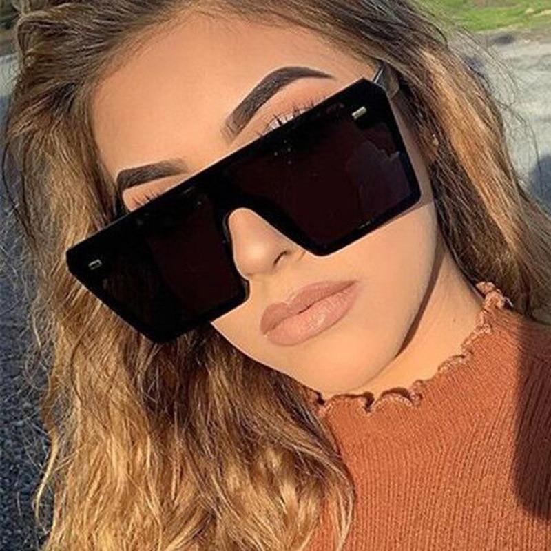 Golden Horizon Sunnies Oversized Square Sunglasses For Women