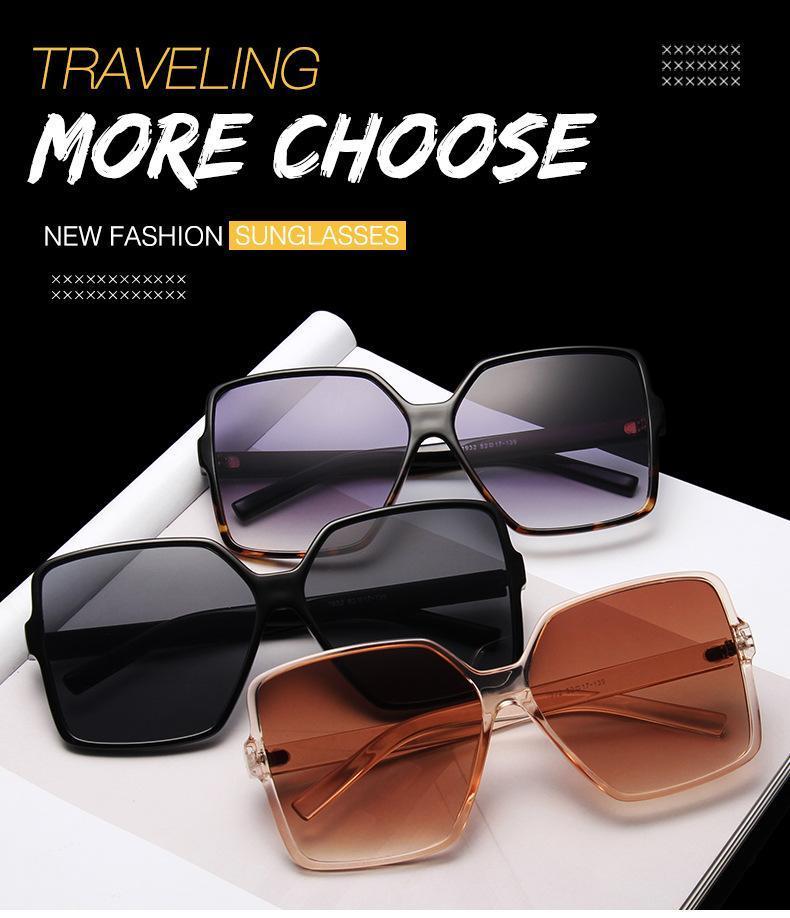 Oversize Gradient Merk Designer Sunglasses