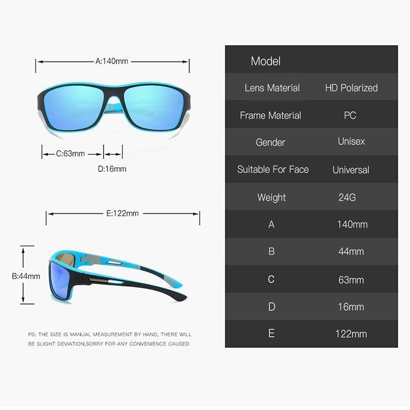 Zoloss - Men's Polarized Sunglasses Big Square Frame Luxury UV400 Retr –  zoloss